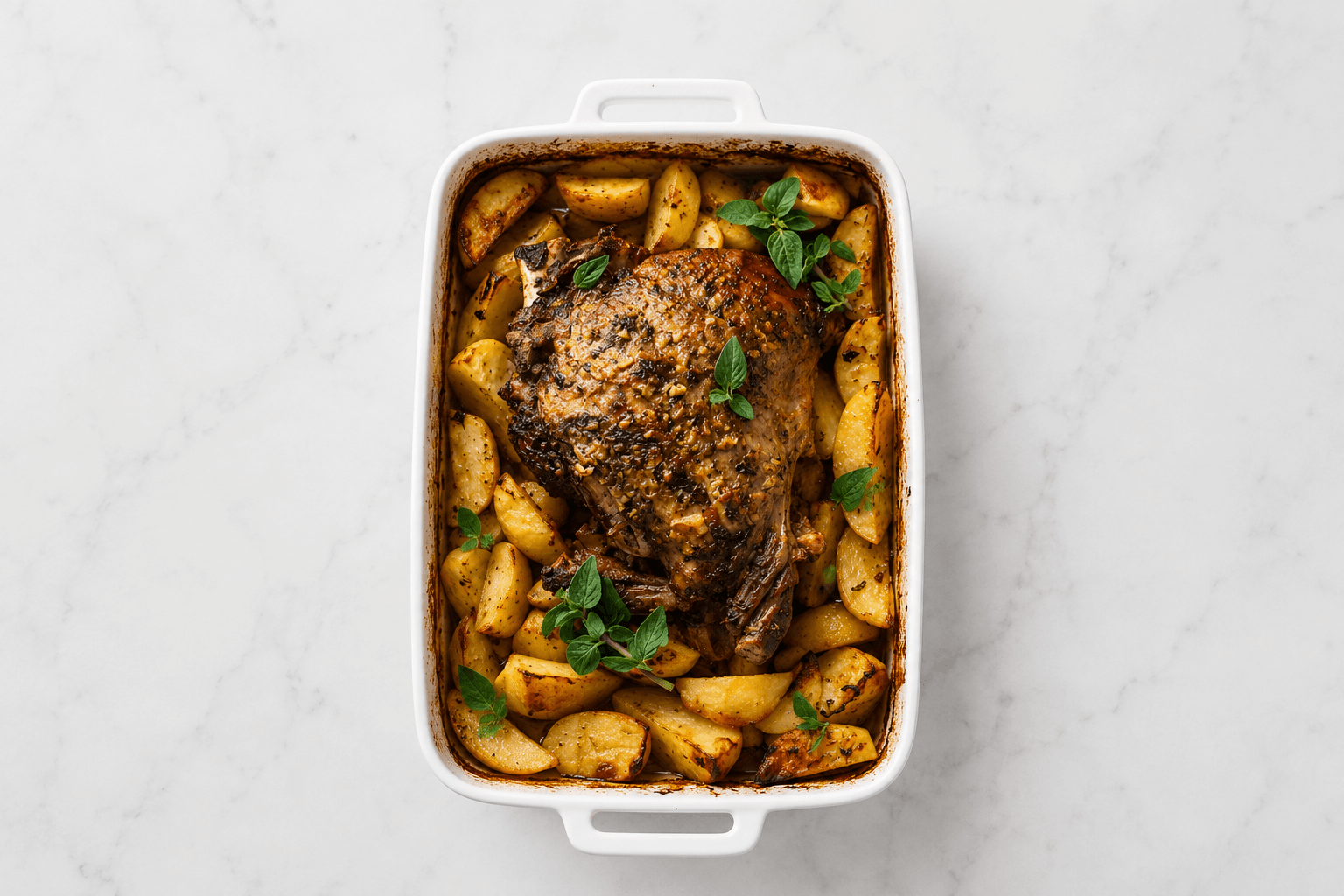 Greek Style Roast Lamb