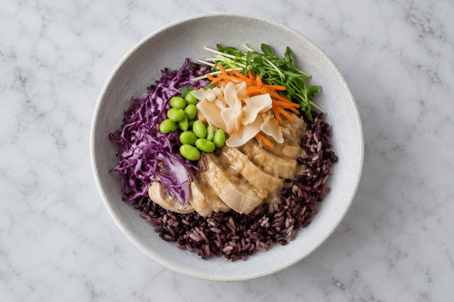 Zesty Green Curry Chicken Bowl 