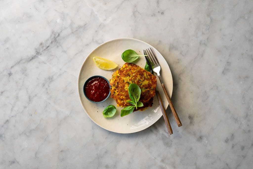 Corn And Zucchini Fritters