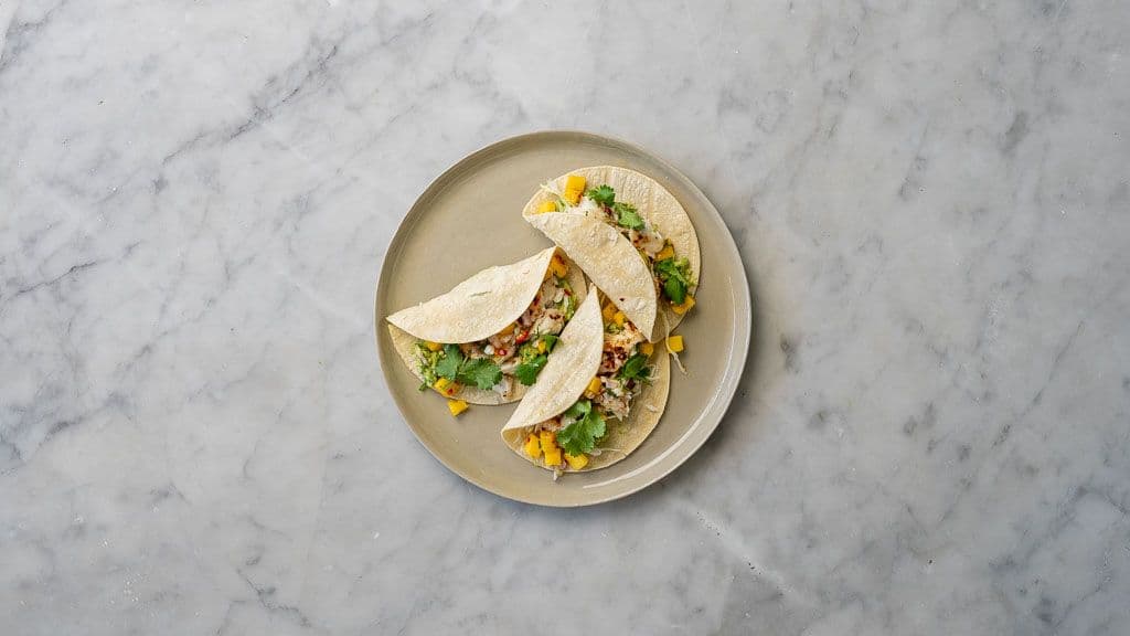 Fish Tacos, Mango and Chilli Salsa recipe preview