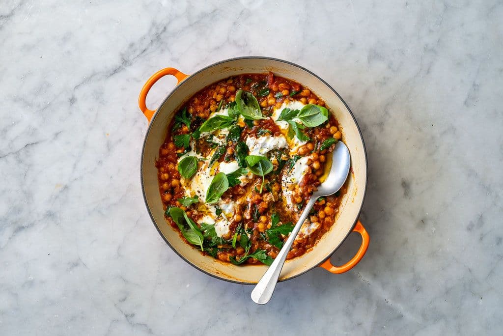 One-pan Piri-piri Chickpeas Batch Cook recipe preview