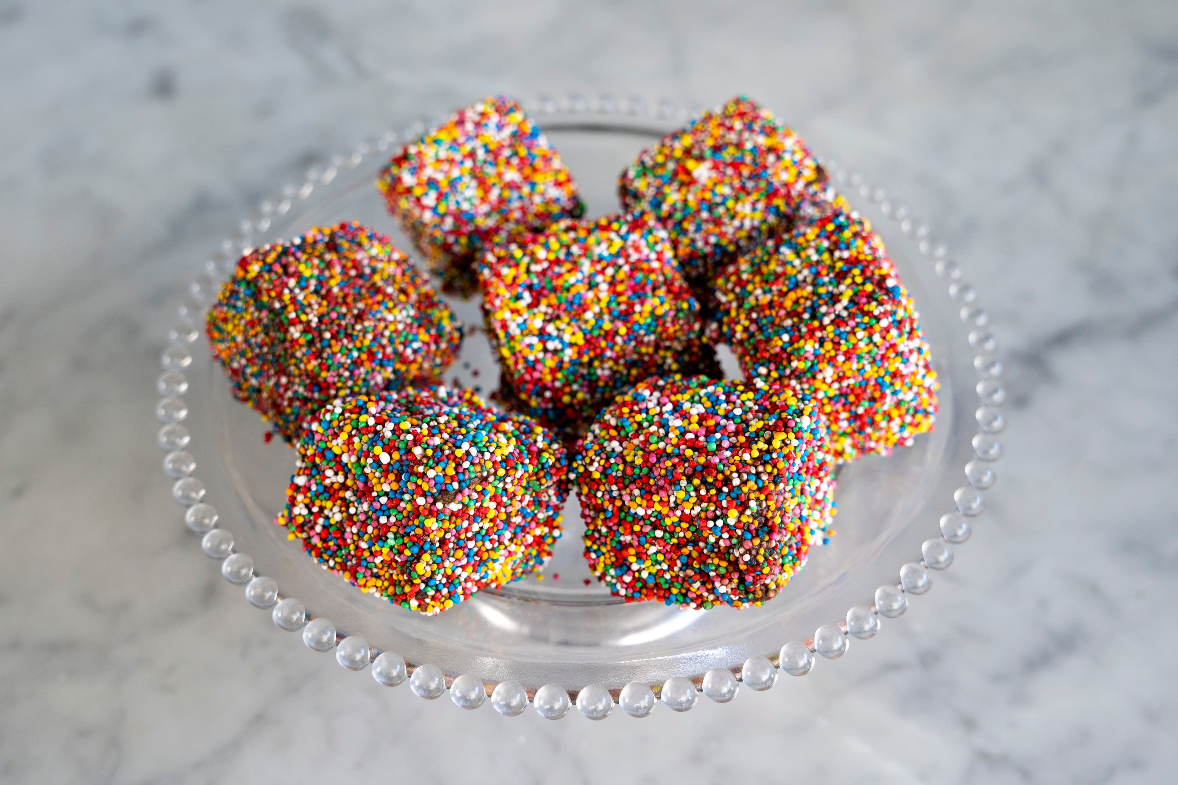 Fairy Bread Lamingtons
