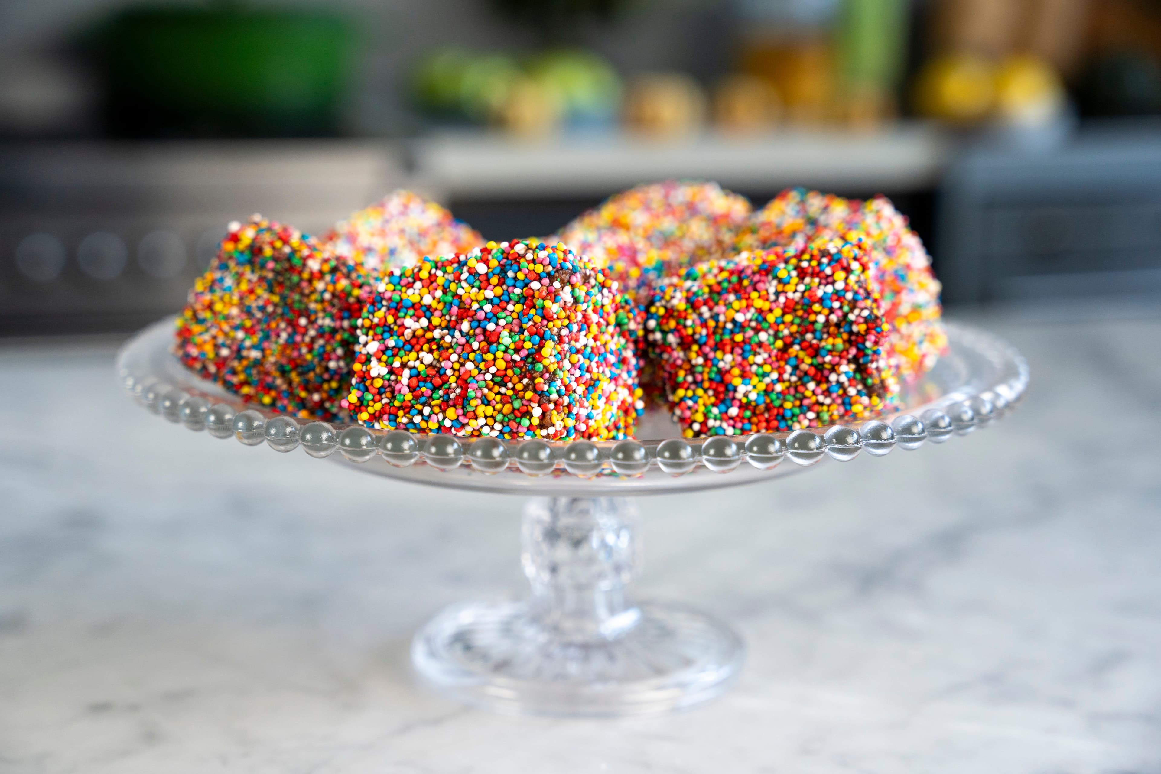 Fairy Bread Lamingtons recipe preview