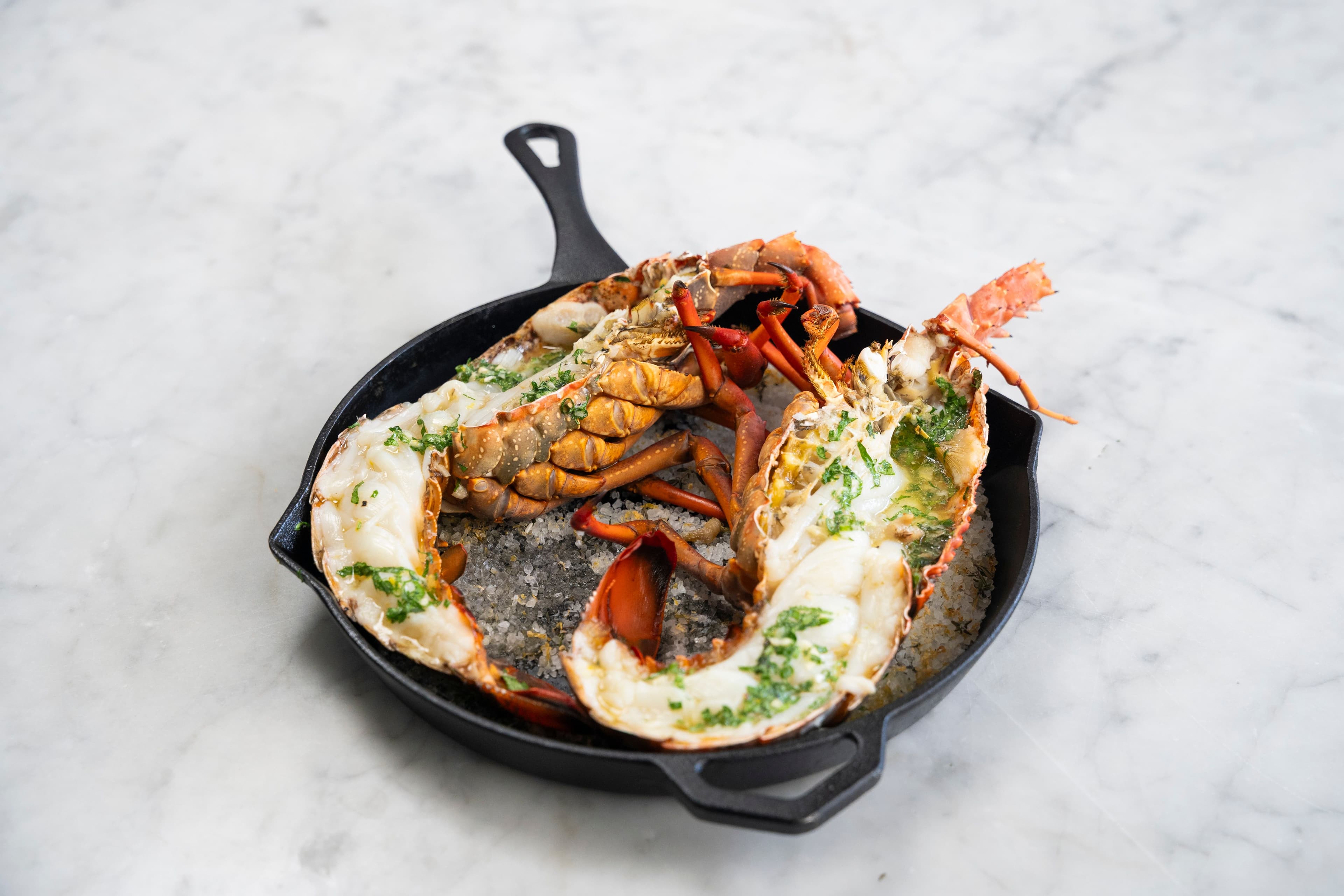 East Coast Rock Lobster with Garlic and Herb Butter recipe preview