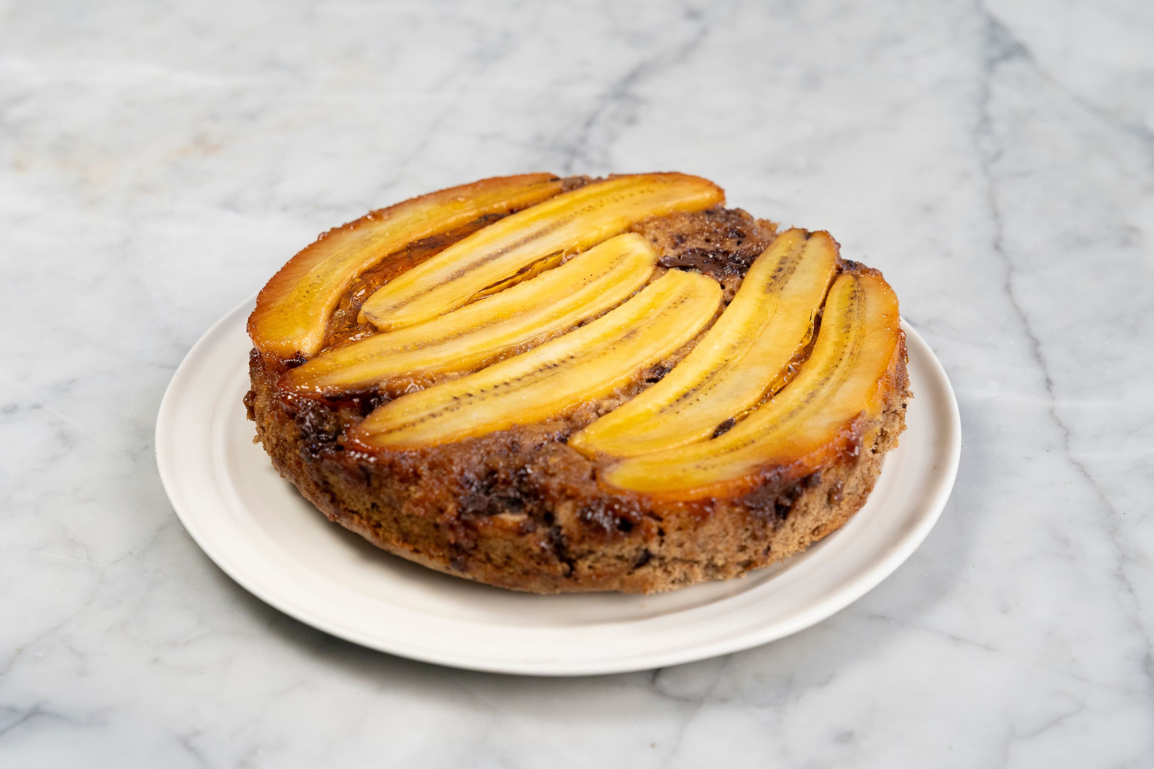 Caramel Banana Cake