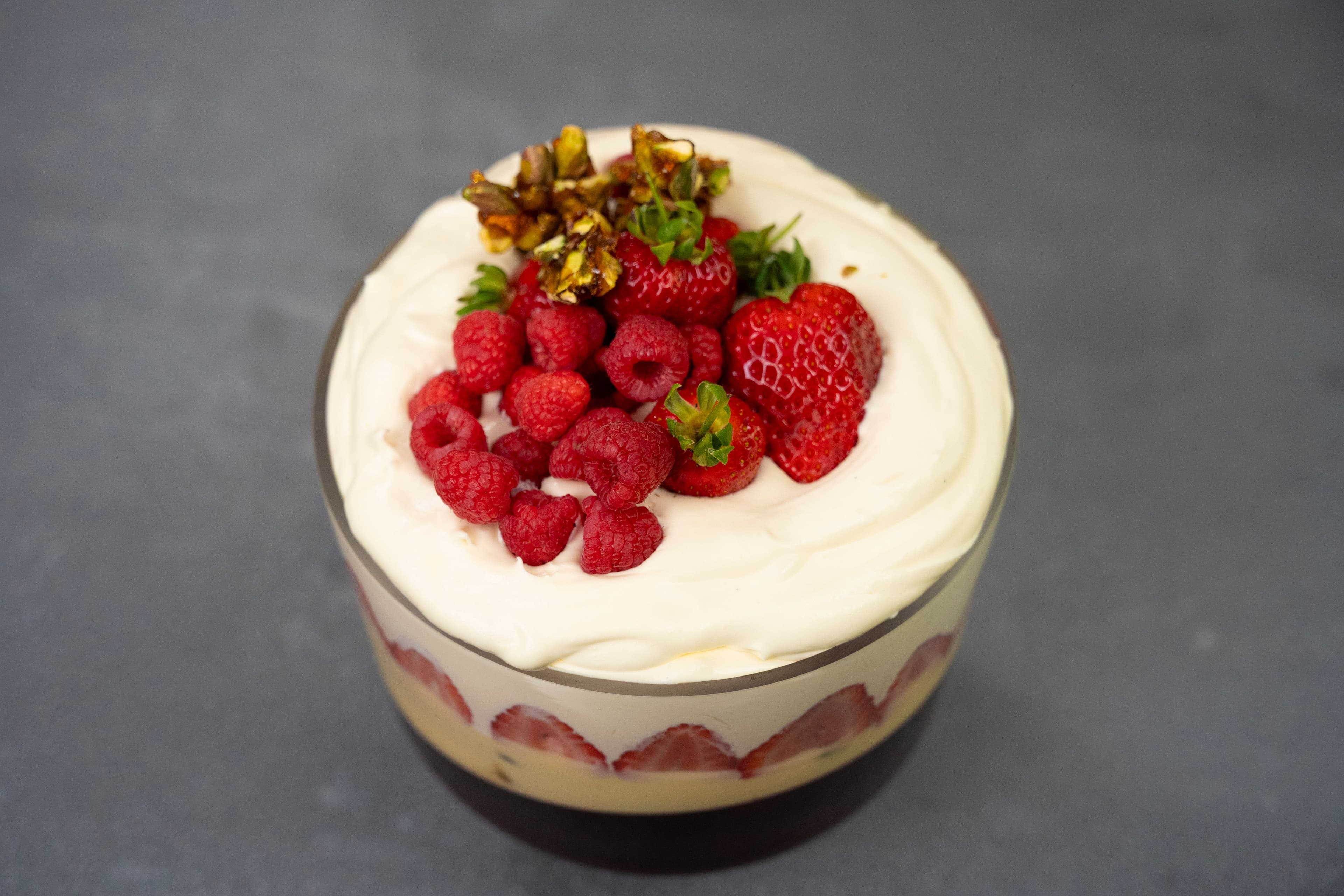 Berry & Pistachio Trifle