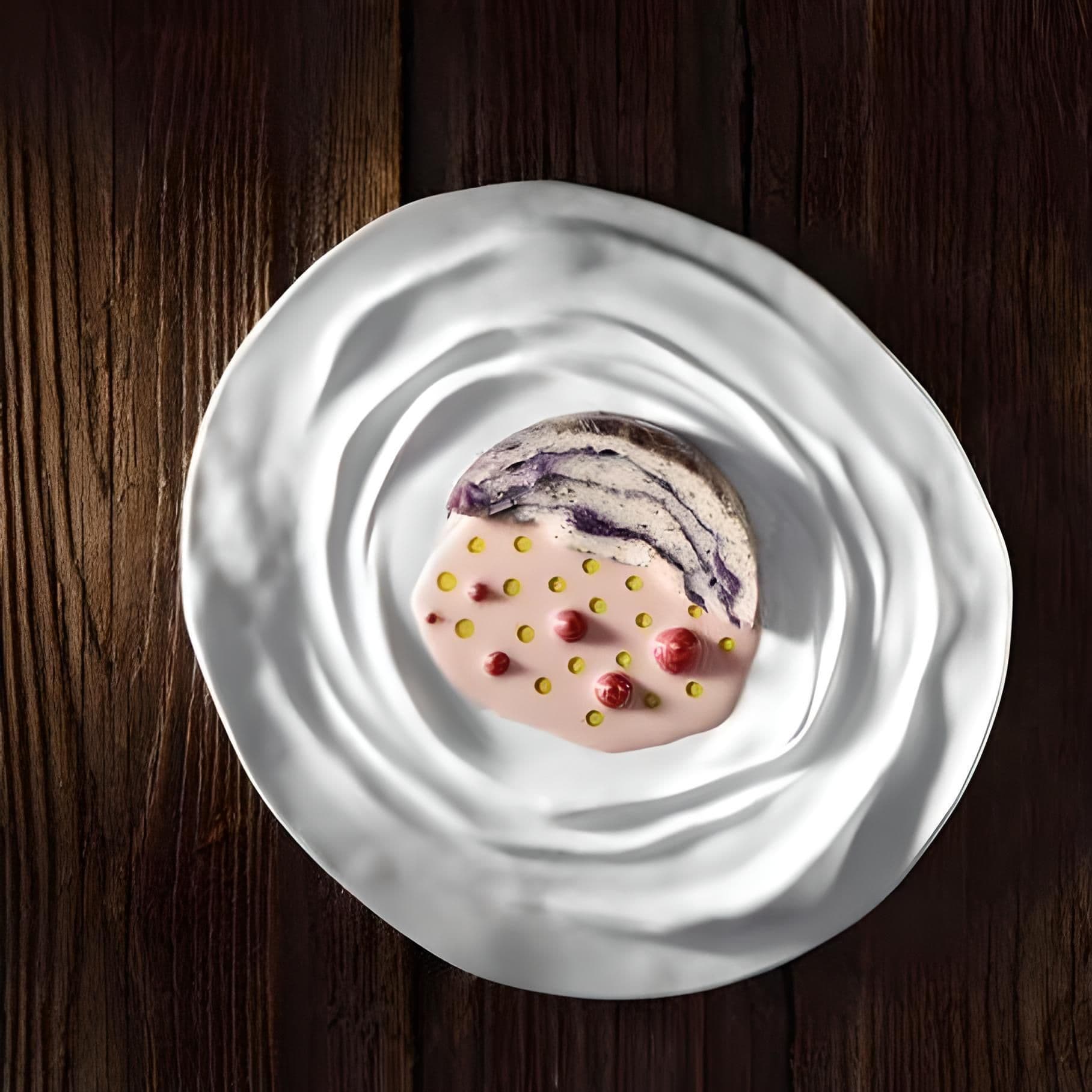 Cabbage “Dolmas” with Red Cabbage Purée and Fermented Cabbage Sauce recipe preview