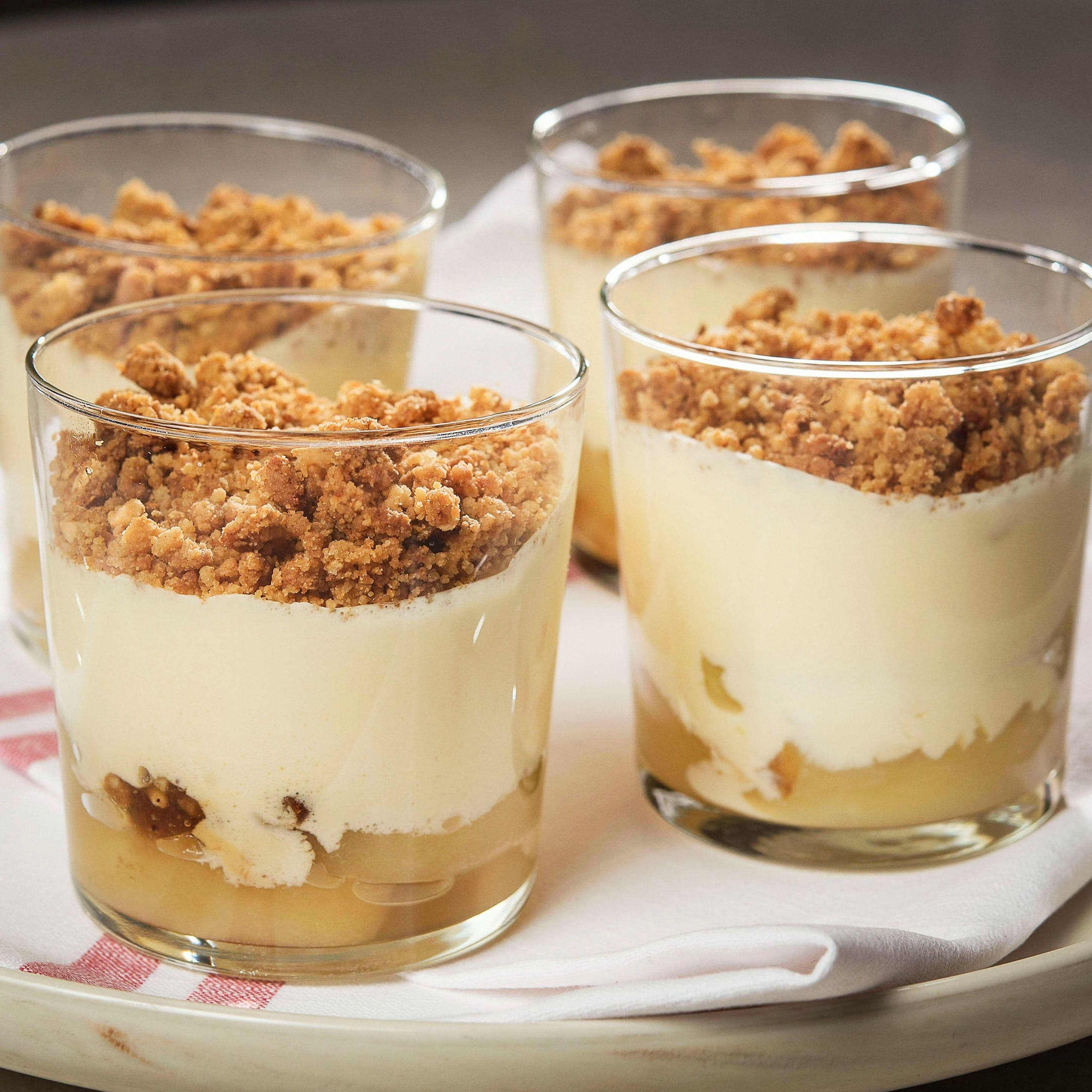 Ginger Pear, Lemon Cream, and Ginger Crumble recipe preview