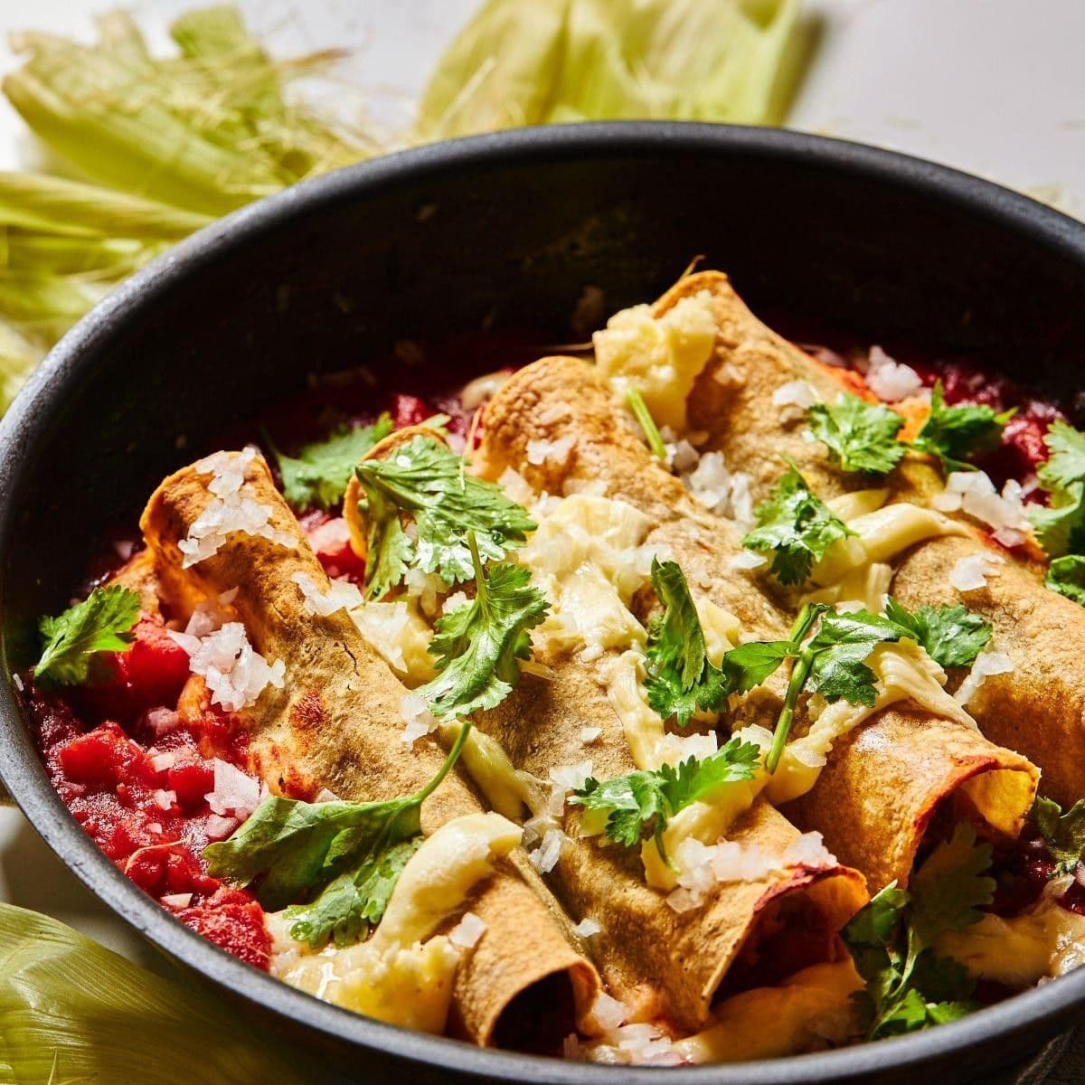 Pumpkin and Black Bean Enchiladas recipe preview