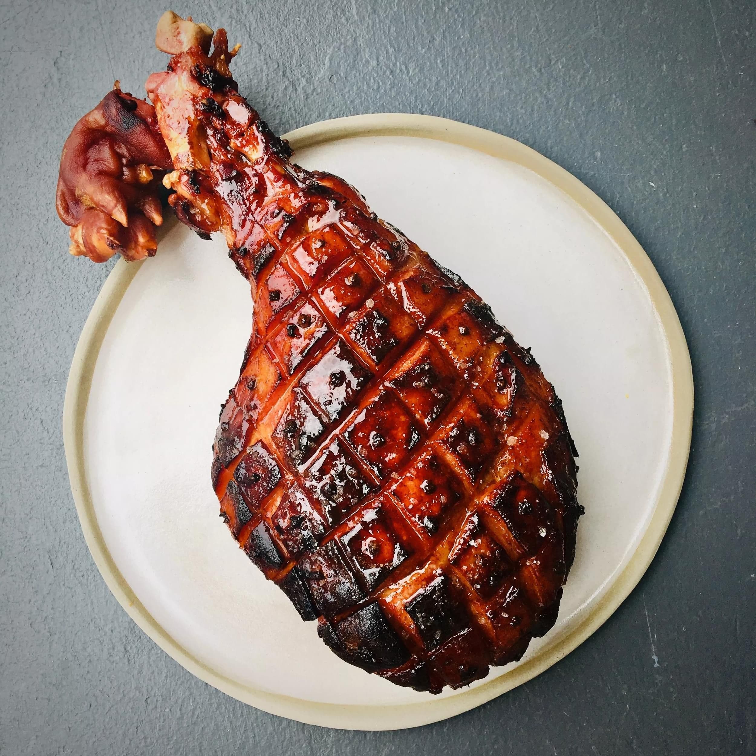 Woodfired Glazed Ham recipe preview