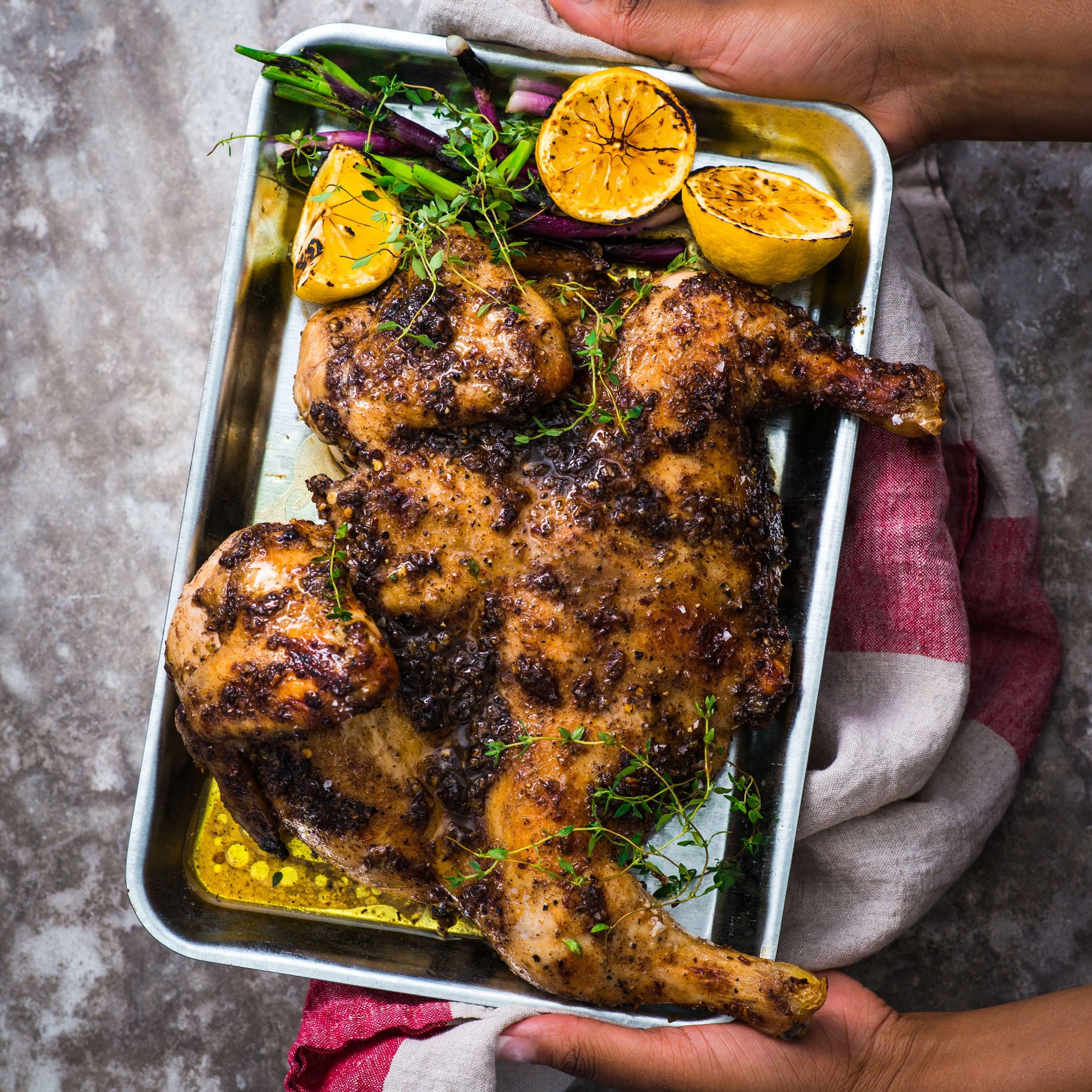 Spatchcocked Bongo Chicken recipe preview