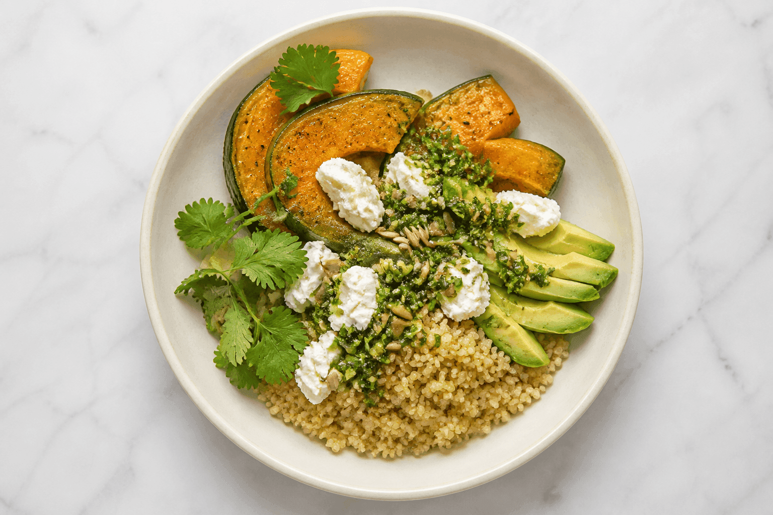 Bulgur Wheat with Spiced Pumpkin and Gremolata recipe preview