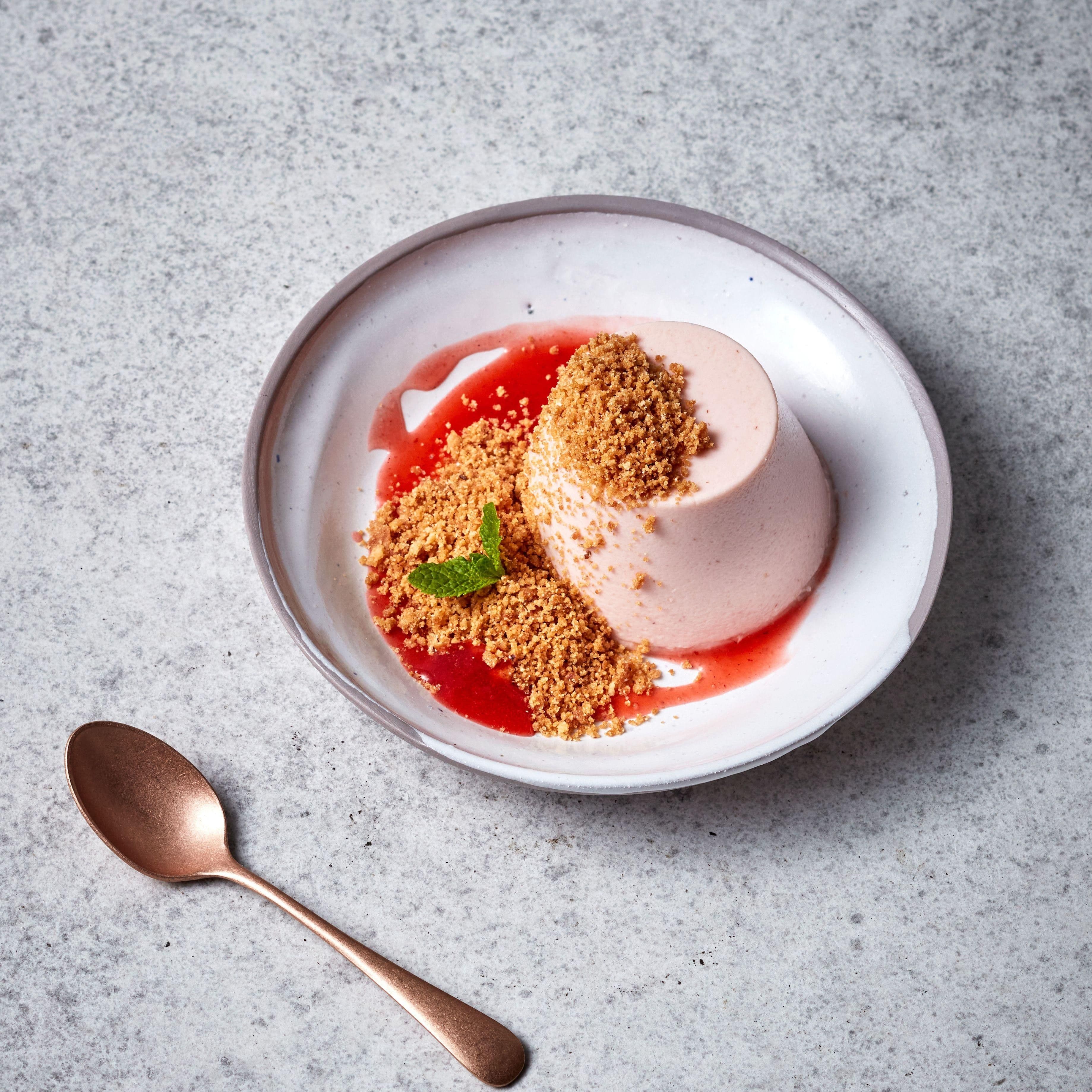 Strawberry Shortcake Panna Cotta recipe preview