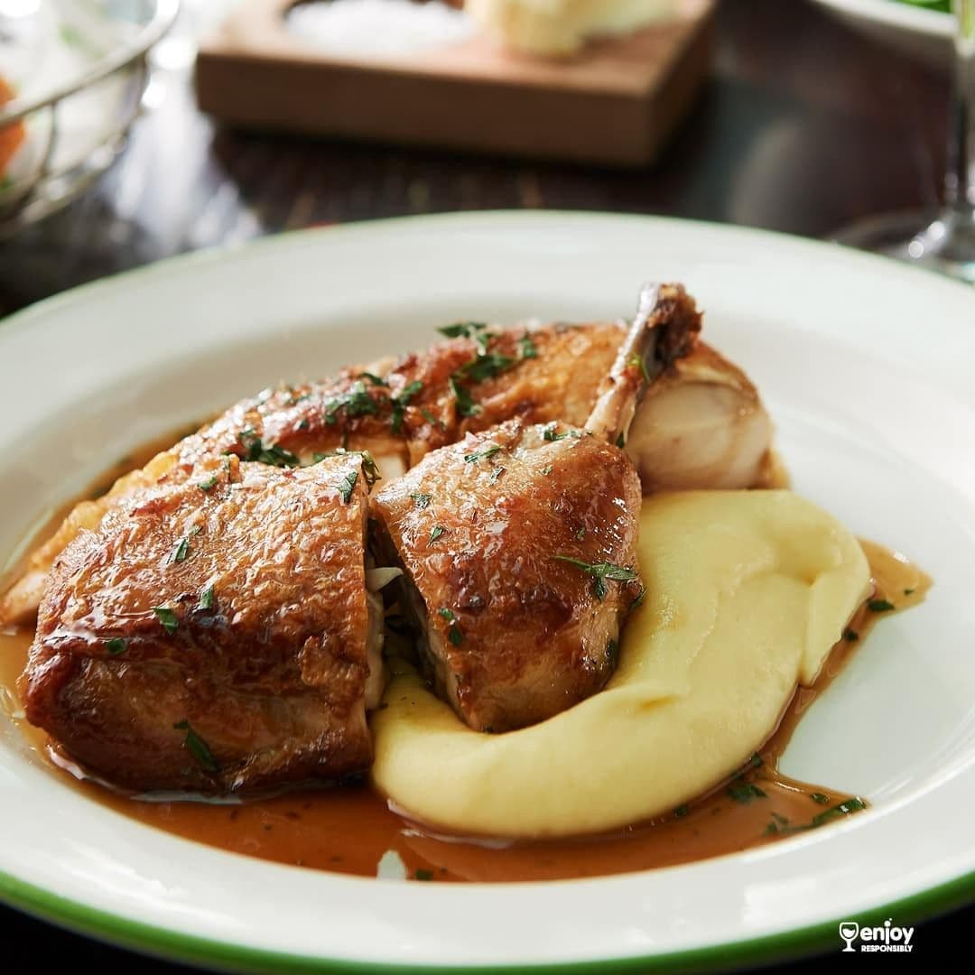 Roasted Chicken with Sauce Chasseur recipe preview