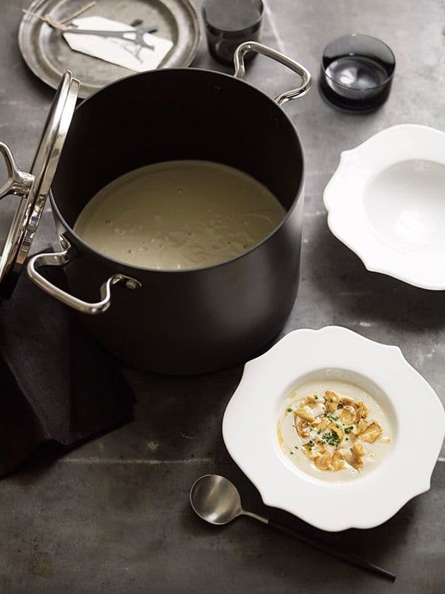 Jerusalem Artichoke Velouté with Jerusalem Artichoke Chips recipe preview