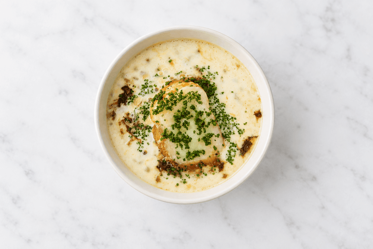 Traditional French Onion Soup with Gruyère Croutons recipe preview