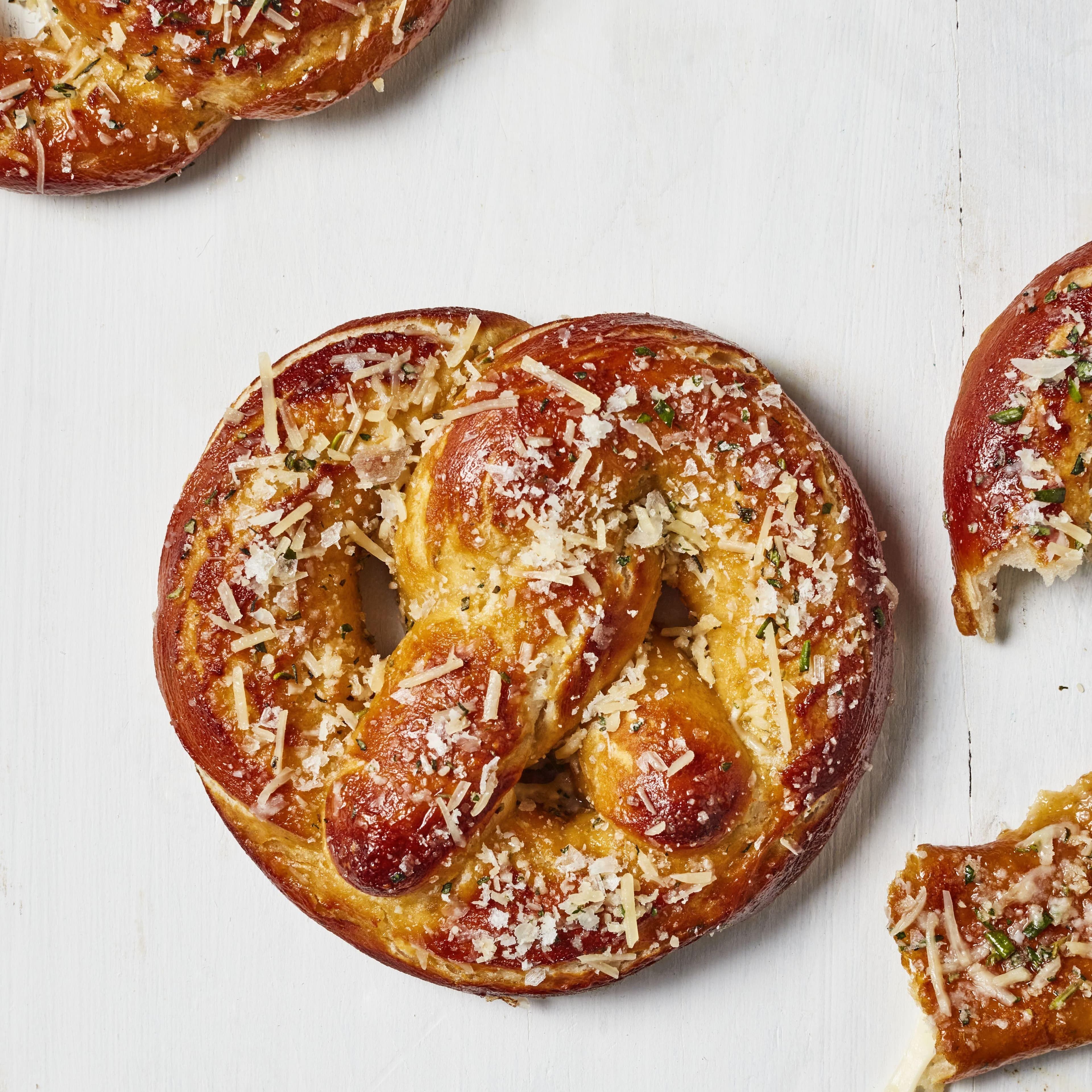 Rosemary and Thyme Cheese-Stuffed Pretzels