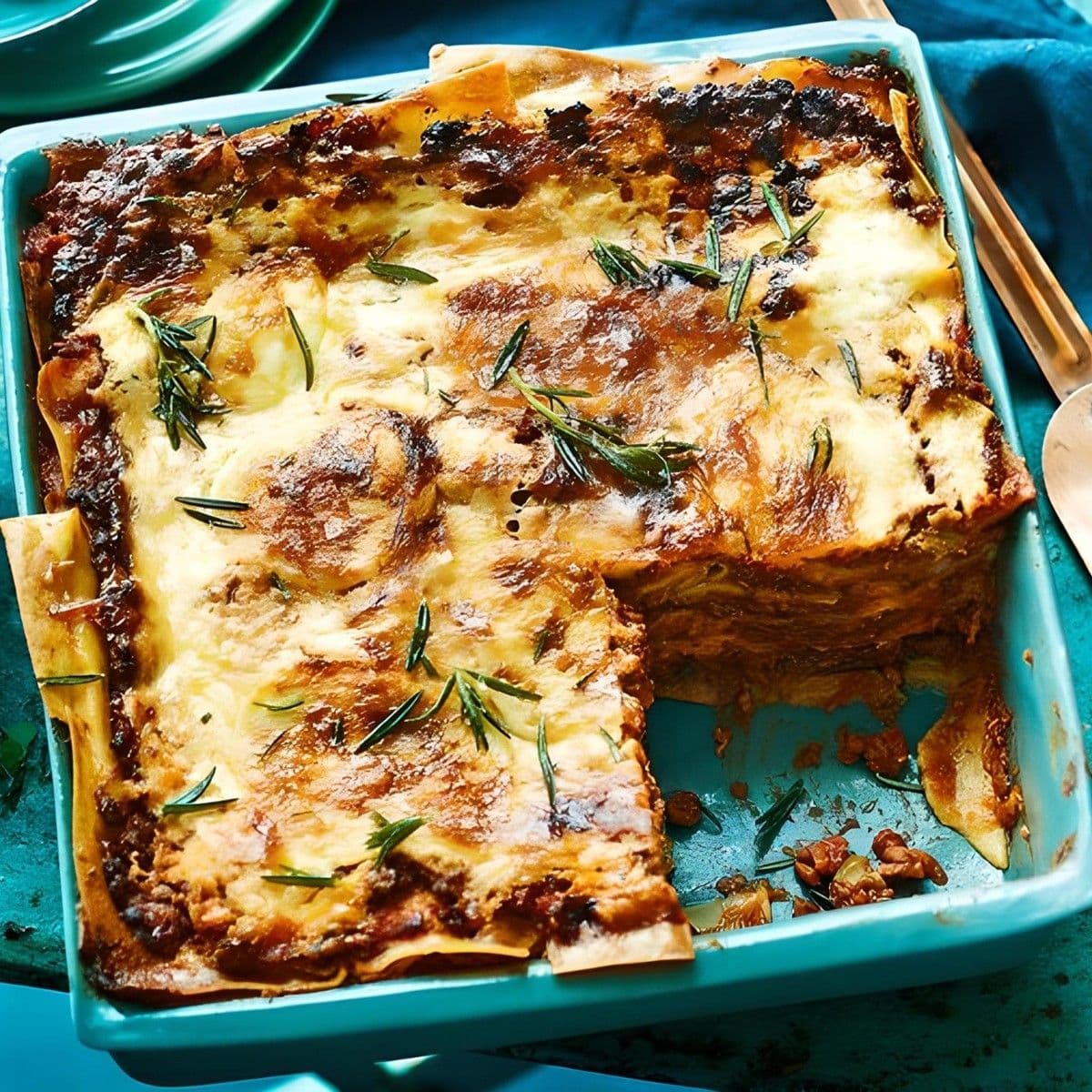 Smoky beef and pumpkin lasagne recipe preview