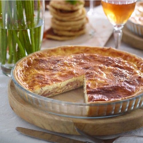 Quiche Lorraine with Cheese and Bacon recipe preview