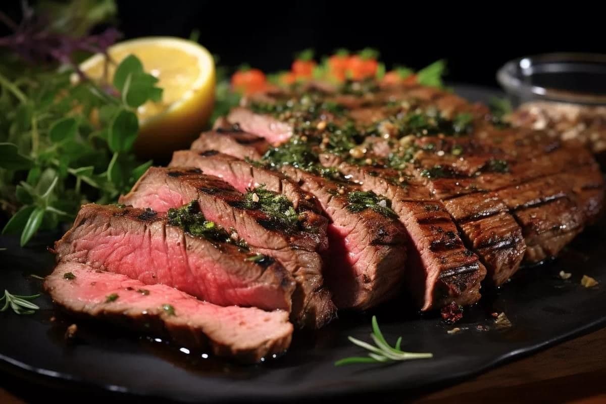 Grilled Leg of Lamb with Mint-Chilli Dressing recipe preview