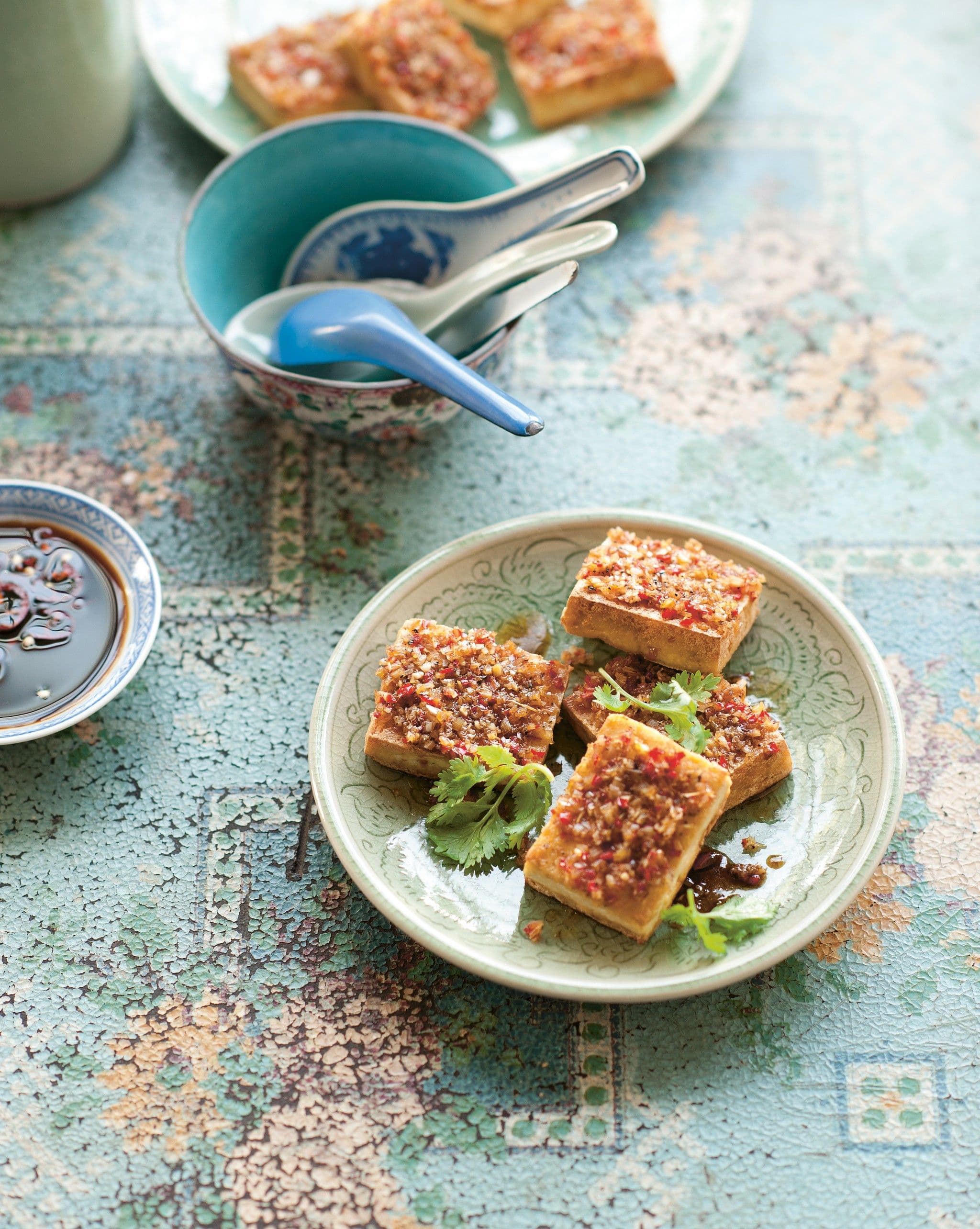 Crisp Silken Tofu crusted in Lemongrass recipe preview