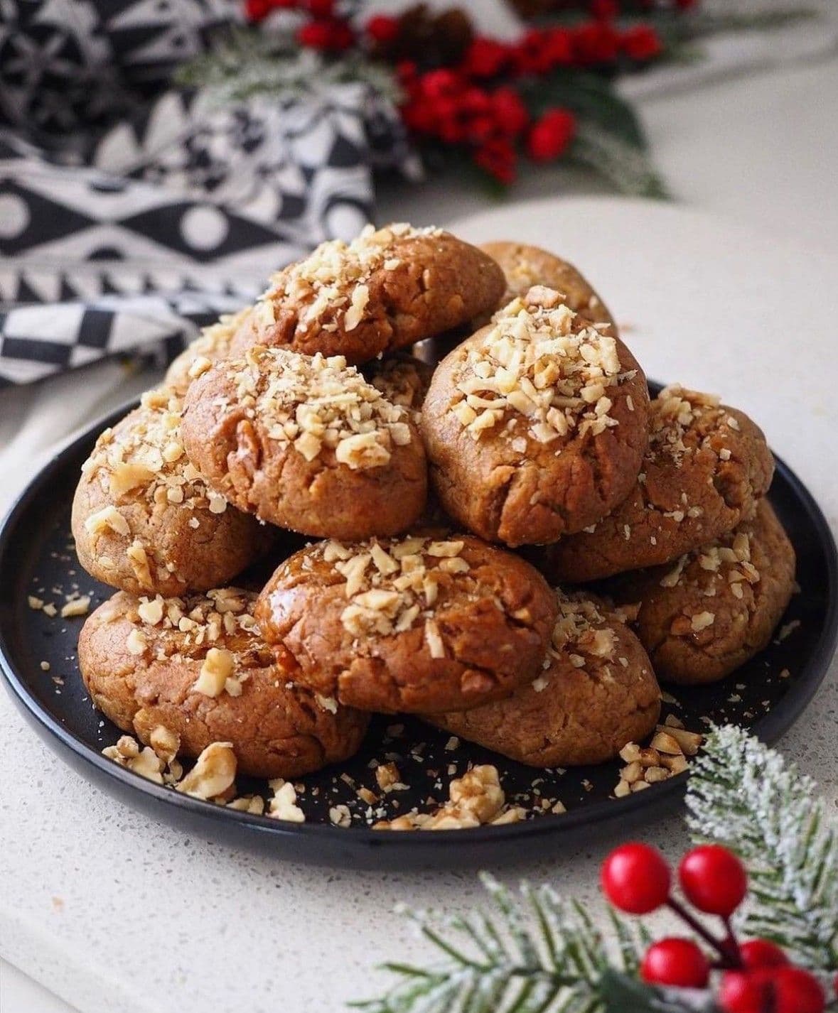 Honey Walnut Biscuits - Melomakarona recipe preview