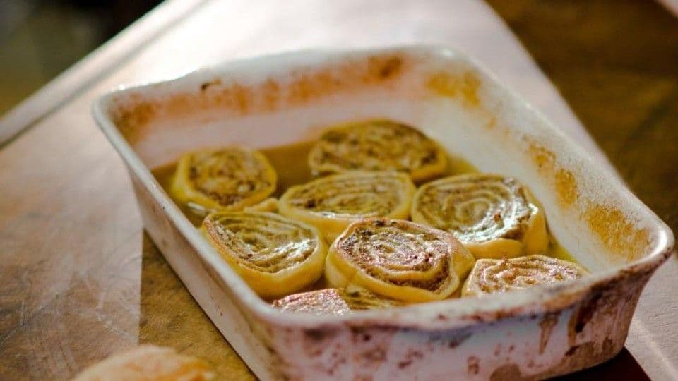 Beef Pastry Snails (Fleischnacka) recipe preview