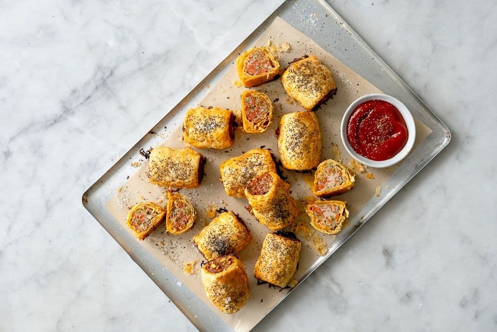 Manchego and Chorizo Sausage Rolls recipe preview