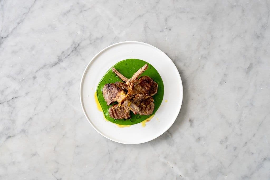 Lamb Cutlets and Horta Purée recipe preview