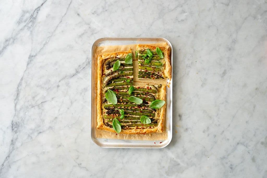 Asparagus, Feta and Ricotta Tart recipe preview