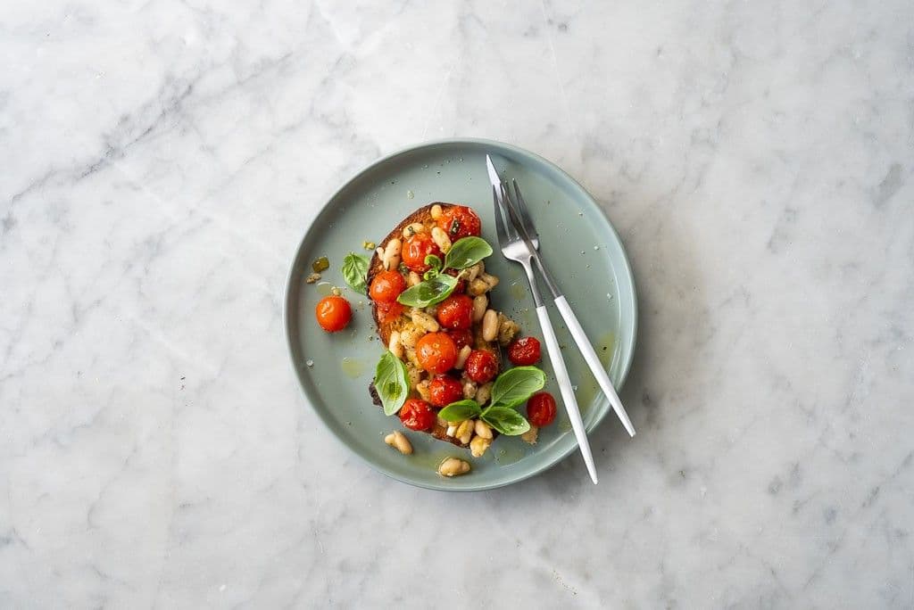 Roasted Cherry Tomatoes and Beans recipe preview