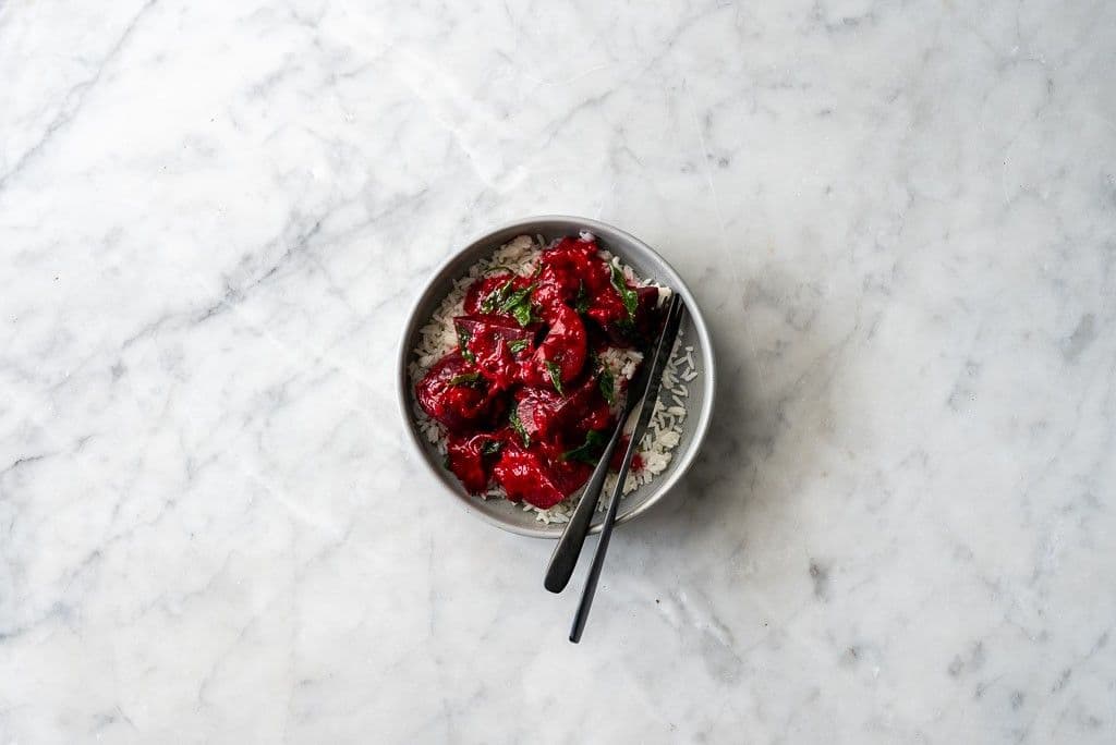 Coconut Beetroot Curry recipe preview