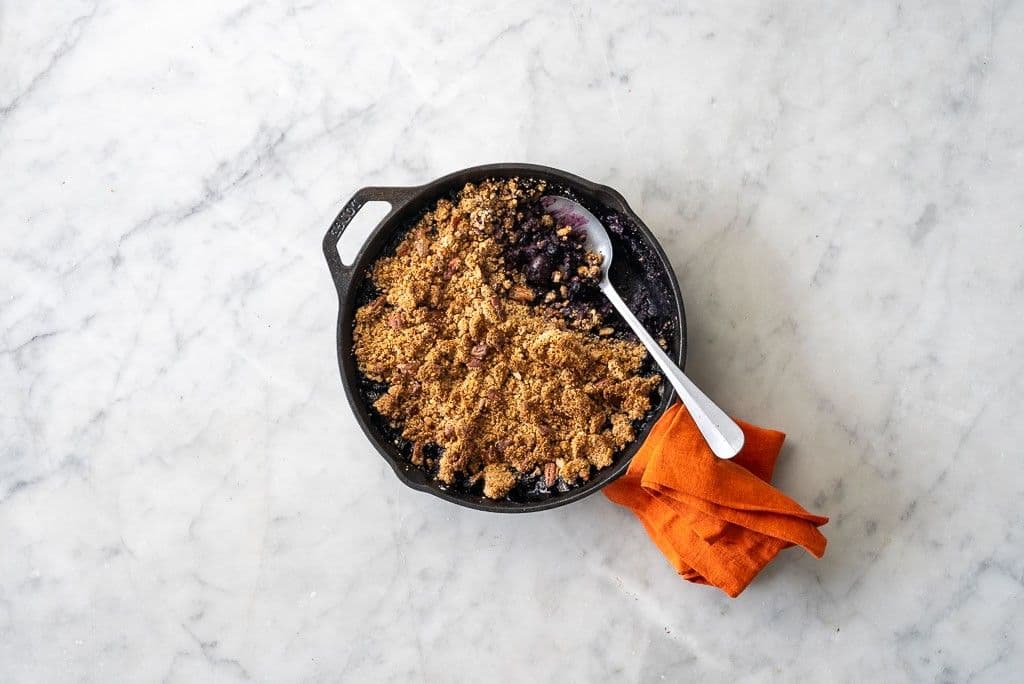 Saucy Skillet Berry Crumble recipe preview