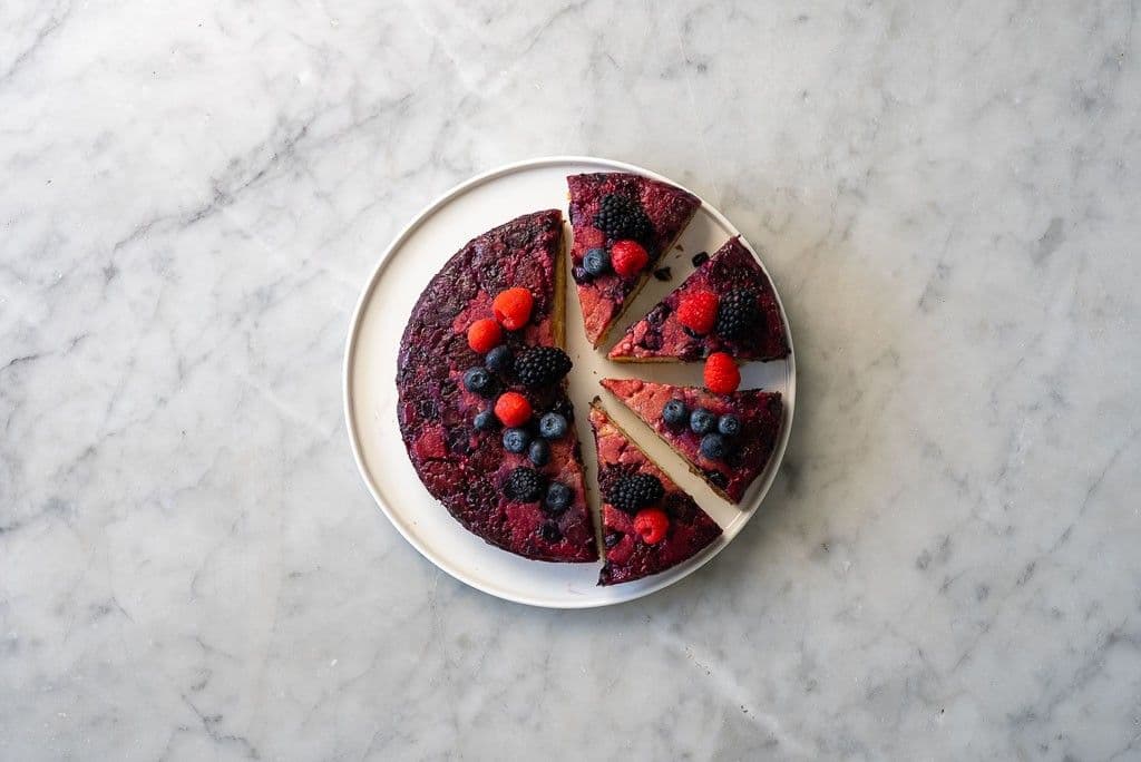 Bumbleberry Buttermilk Upside-Down Cake recipe preview