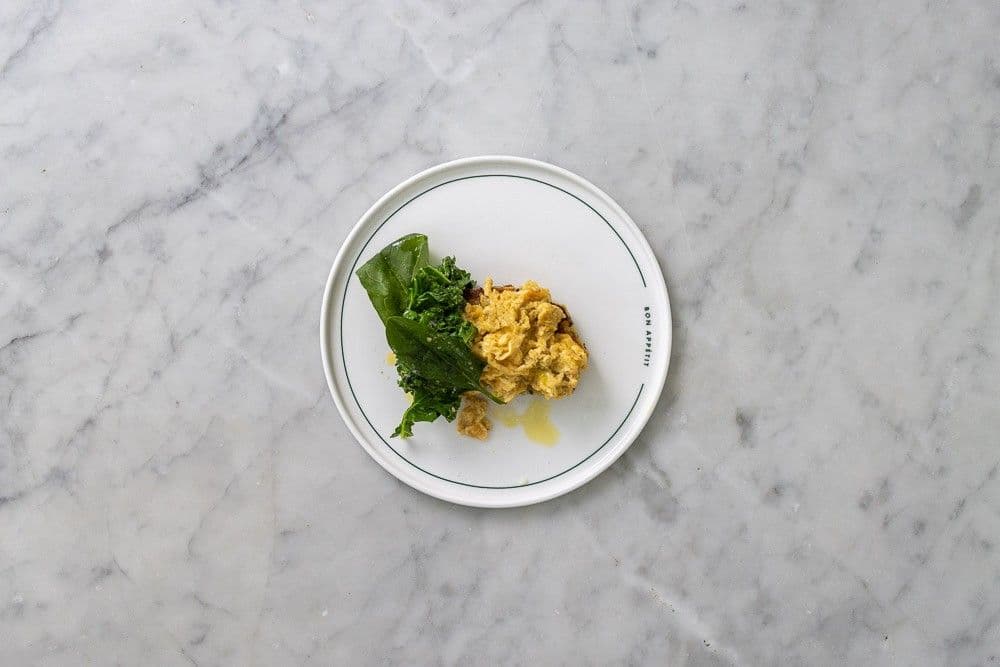 Curried Scrambled Eggs with Greens recipe preview