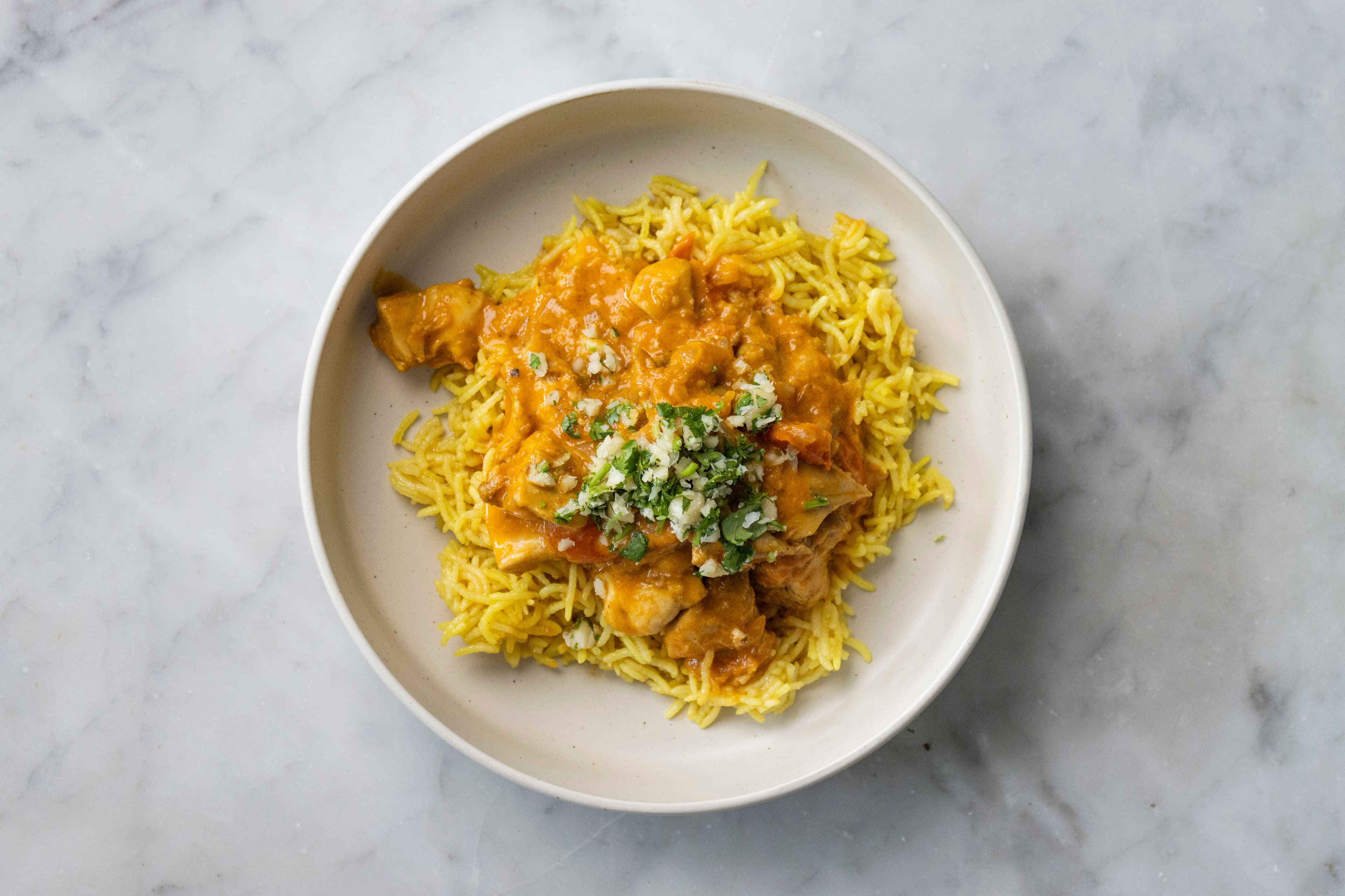 Butter Chicken with Cashew-Lime Topping recipe preview